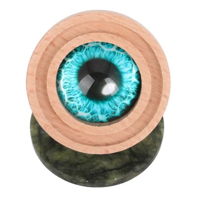 Abaodam Lava Rock Essential Oil Diffuser with Jade Base, Adjustable Large Eye Aromatherapy Wood for Home and Office Relaxation, Portable Fireless Scent Diffuser for Living Room and Bedroom