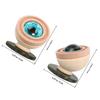 Abaodam Lava Rock Essential Oil Diffuser with Jade Base, Adjustable Large Eye Aromatherapy Wood for Home and Office Relaxation, Portable Fireless Scent Diffuser for Living Room and Bedroom view 2