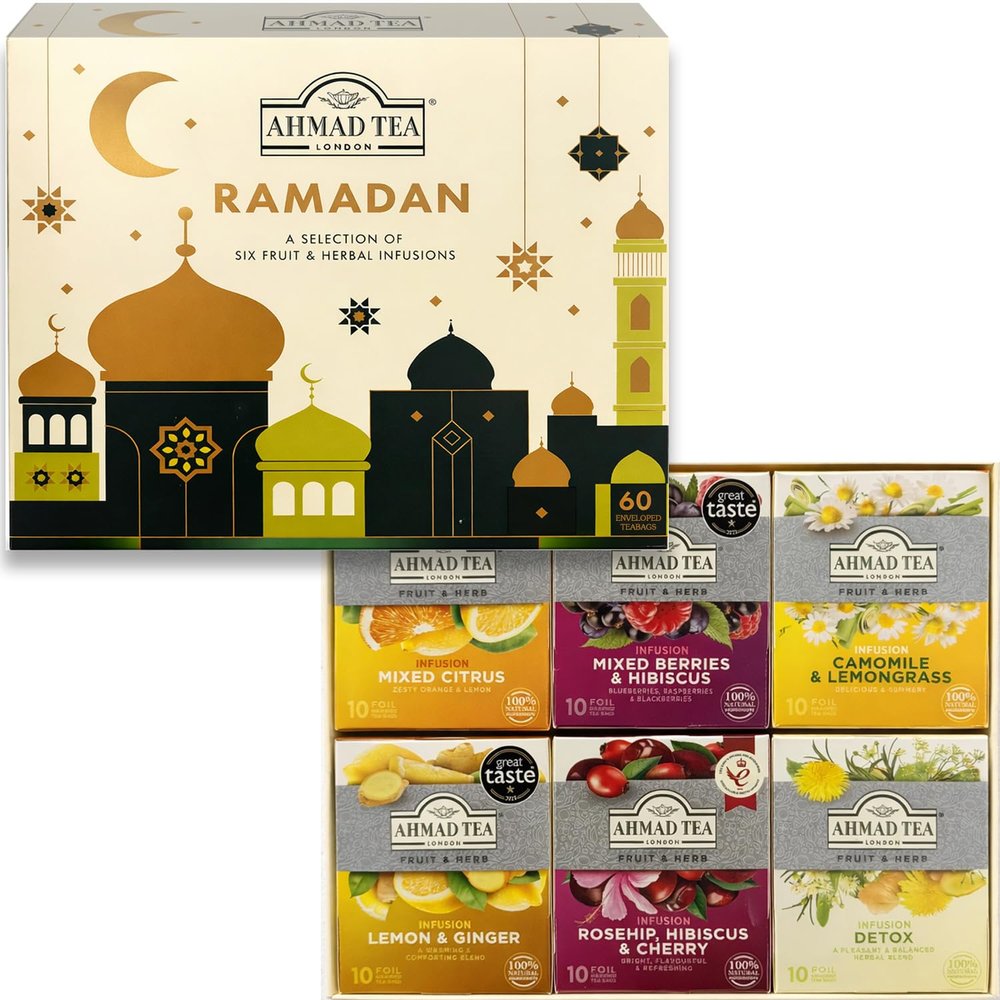 Ahmad Tea - Ramadan Gift Box, 60 Teabags, Herbal Assorted Selection (Herbal)