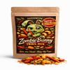 Kepperton Zombie Bunny Trail Mix - Spicy Easter Snack Mix with Peanuts, Roasted Pepitas, Red Hot Churritos, Cashews - Novelty Bunny Gift, Springtime Treat, Snack Pouch view 1