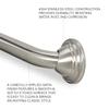 12 inch Grab Bar for Bathroom, Curl Grip, ADA Safety Grip Assist Shower Rail for Elderly and Seniors, Satin Brushed Stainless Steel view 4