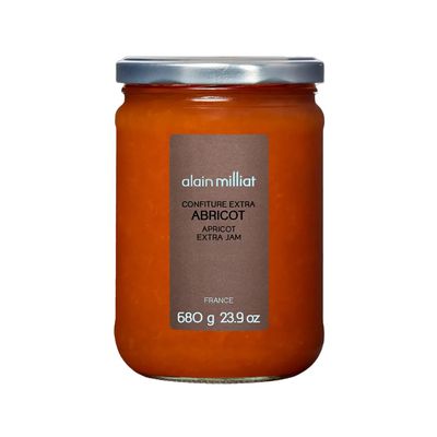 Alain Milliat Apricot Bergeron Jam, (One 300g Glass Jar) | GMO-Free | Imported from France (680g)