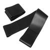 PERSELOSO 2pcs Wheelchair Foot and Leg Straps Black Leather Protective Footrest Support for Elderly Patients Leg Spasms Mobility Aid Accessories view 1