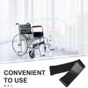PERSELOSO 2pcs Wheelchair Foot and Leg Straps Black Leather Protective Footrest Support for Elderly Patients Leg Spasms Mobility Aid Accessories view 3