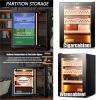 50L Cigar Humidor Cabinet Electric Cigar Cabinet with Spanish Cedar Interior Smart Touch Screen Control Quiet Operation(Winecabinet) view 2