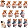12pc 3D Shiba Inu Dog Belly Stickers,Super Soft Silicone Dimensional Belly Anti-Collision Sticker,Cute Cartoon Big Bellys Puppy Cushioned Protectors Stickers for Phones,Cars & Home Use (12c) view 1