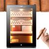 50L Electric Cigar Humidor Cabinet Cigar Cooler with Intelligent Temperature Humidity Control Glass Door Display(Cigarcabinet) view 1