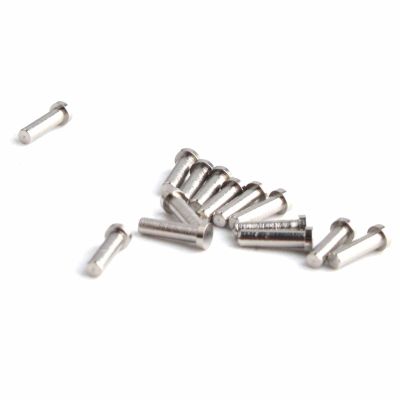 1000pcs Eyeglass Single Rivets Single Metal Pin for Eyeglass Hinges Or Temples Glasses Parts Replacement(1.6X1.18X6MM)