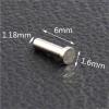 1000pcs Eyeglass Single Rivets Single Metal Pin for Eyeglass Hinges Or Temples Glasses Parts Replacement(1.6X1.18X6MM) view 2