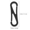 Beatifufu 100pcs Black Plastic Mask Hanging Hooks Strap Extenders with Buckles 31x9mm Anti-Lost Rope Accessories for Outdoor Sports and Daily Use view 2