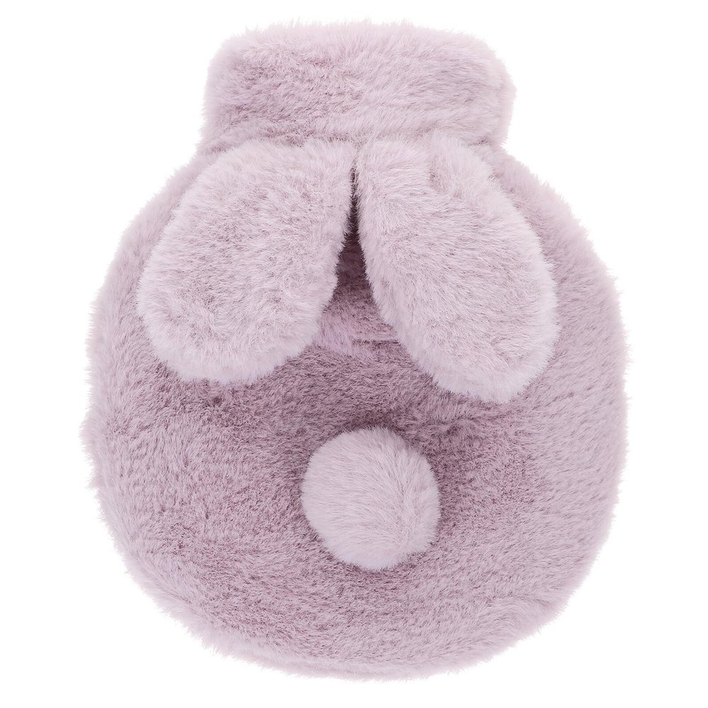 STAHAD Reusable Hot Water Bag for Menstrual Relief, Plush Rabbit Design PVC Explosion-Proof Household Hot Water Pouch, Compact Portable Hand Warmer for Back and Abdomen Therapy