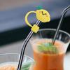 Cabilock 8pcs Silicone Straw Toppers Covers Cute Animal Dust Caps Straw Tips Covers for Science Supplies Reusable Drinking Caps for Party and Travel view 3