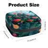 Period Bag for Purse Mushroom, Sanitary Napkin Storage Bags, First Period Kit Feminine Holder, Menstrual Pads Pouch with Zipper, Tampon Pouch for Teen Girls School view 3