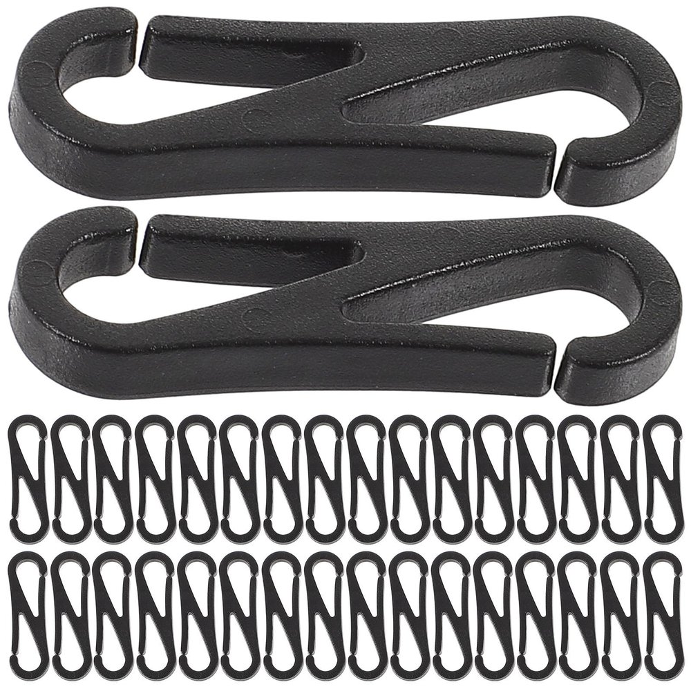 COHEALI 100pcs Adjustable Mask Hanging Hooks with Plastic Buckles, DIY Mask Strap Extenders for Outdoor Sports, Cycling, Running, and Daily Use