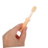 minkissy Silicone Toothbrush 3pcs Tongue Cleaner Newborn Soft Bristles Oral Care for Babies Dental Hygiene (Orange) view 4