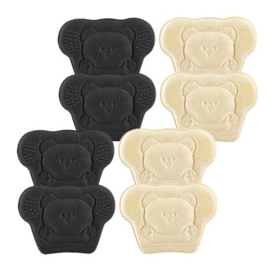 GOOHOCHY 4 Pairs Heel Cushions and Heel Protectors for Wear-Resistant Bear Design for Sports and Dress Shoes Comfortable Foot Care for Women and Men