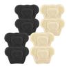 GOOHOCHY 4 Pairs Heel Cushions and Heel Protectors for Wear-Resistant Bear Design for Sports and Dress Shoes Comfortable Foot Care for Women and Men view 1