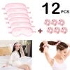 12Pcs Silk Sleep Masks Satin Eye Mask Silky Eyes Cover Blindfold Eyeshade Hair Ties Scrunchy Travel Bridesmaids Gifts view 2