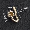 100sets Nose Pad Arm for Eyeglass Frame Screw On, Pad Arm for Repairing Glasses Frame with Screws view 2