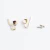 100sets Nose Pad Arm for Eyeglass Frame Screw On, Pad Arm for Repairing Glasses Frame with Screws view 4