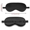 12Pcs Silk Sleep Masks Satin Eye Mask Silky Eyes Cover Blindfold Eyeshade Hair Ties Scrunchy Travel Bridesmaids Gifts view 3