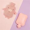 1000Ml Cute Pig Bunny Hot Water Bottle Water-Filled Warm Bag Compress Belly Size Plush Baby Girl Warmer(500ml) view 3