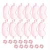 24Pcs Satin Eye Mask Silk Sleep Masks Silky Eyes Cover Blackout Blindfold Eyeshade Scrunchies Hair Ties Travel Wedding Gift view 1