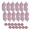 24Pcs Satin Eye Mask Silk Sleep Masks Silky Eyes Cover Blackout Blindfold Eyeshade Scrunchies Hair Ties Travel Wedding Gift view 1