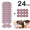 24Pcs Satin Eye Mask Silk Sleep Masks Silky Eyes Cover Blackout Blindfold Eyeshade Scrunchies Hair Ties Travel Wedding Gift view 2