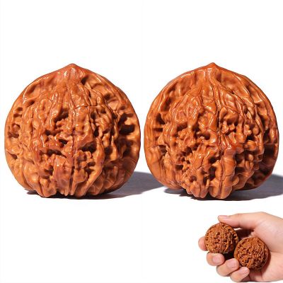 2PCS 2026 New Wenwan Walnuts, Chinese Walnuts Fidget, Grip Ball Palm Massage Chinese Walnut, Elderly Gift Massage Gadget