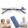 2026 New Auto Focus Glasses Self Adjusting, Intelligent Dual Focus Glasses for Women, Clarity Blue Glassess (Gold) view 1