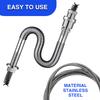 Universal CPAP Hose Cleaning Brush for 7 Feet Tubing Suitable for All CPAP Hoses and Masks CPAP Hose Cleaning Brush Kit Compatible with 0.6Inch/0.75Inch Diameter Easy for Daily Maintenance view 4