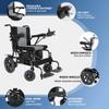 WalkFeel Electric Wheelchairs for Adults Foldable, Wheelchair 15 Miles Long Travel Range, 360 Joystick Control Electric Wheelchair, Support 330 lbs Black view 2
