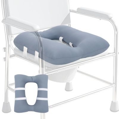 RoamReady Bedside Commode Cushion, Waterproof Coating Toilet Seat Cushion