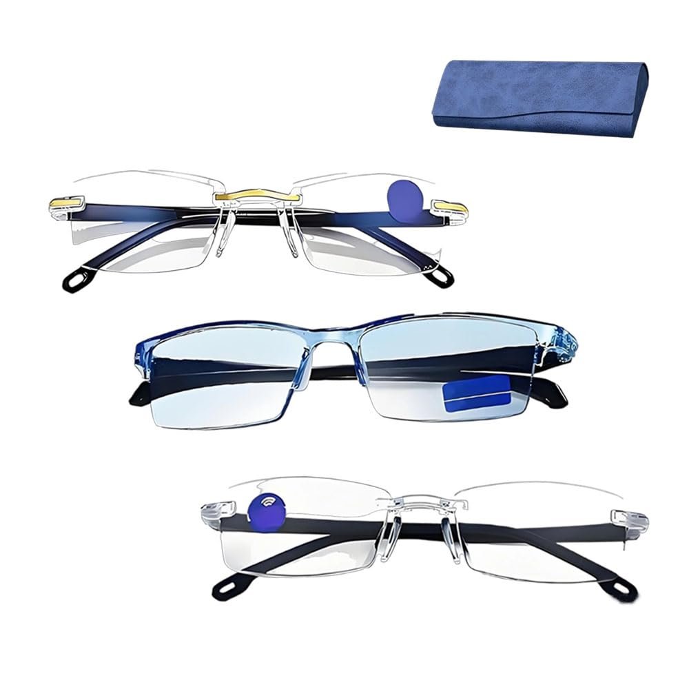 2026 New Intelligent Dual Focus Glasses for Women, Auto Focus Glasses Self Adjusting, Auto Adjusting Glassess (Mix,+0)