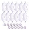 24Pcs Satin Eye Mask Silk Sleep Masks Silky Eyes Cover Blackout Blindfold Eyeshade Scrunchies Hair Ties Travel Wedding Gift view 1