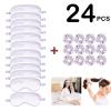 24Pcs Satin Eye Mask Silk Sleep Masks Silky Eyes Cover Blackout Blindfold Eyeshade Scrunchies Hair Ties Travel Wedding Gift view 2