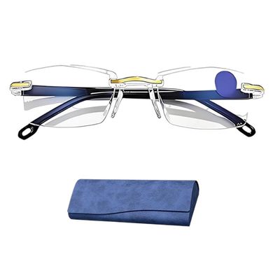 2026 New Intelligent Dual Focus Glasses for Women, Auto Focus Glasses Self Adjusting, Auto Adjusting Glassess (Gold,+0)
