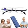 2026 New Auto Focus Glasses Self Adjusting, Intelligent Dual Focus Glasses for Women, Clarity Blue Glassess (White) view 1
