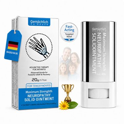 2026 Upgraded Wrist Pain Relief Arnica Ointment Stick, NDC Listed Fast-Acting 7% Joint Salve for Carpal Tunnel Support, Tenosynovitis Relief, Wrist Tension & Touch-Free Gamer Hand Care 0.71oz