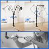 SOLENARA CPAP Hose Holder for Bed Adjustable CPAP Stand, Tangle-Free Hose Lift, Prevent Blockage and Leakage, Easy Setup, Bedside & Travel Use, No Drilling (Black) view 2
