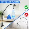 SOLENARA CPAP Hose Holder for Bed Adjustable CPAP Stand, Tangle-Free Hose Lift, Prevent Blockage and Leakage, Easy Setup, Bedside & Travel Use, No Drilling (Black) view 3