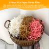 Cogsoik Crinkle Cut Paper Shred Filler, 7oz Shredded Paper Streamer for Gift Boxes, Bulk Cushioning Stuffing for Baskets, Decorative Confetti Raffia Grass for Christmas, Easter, Wedding Party Wrapping Supplies view 3