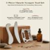 Rena Chris Muscle Scraper Tool Set, Stainless Steel Body Gua Sha for Physical Therapy, Deep Tissue Massage & Lymphatic Drainage, Travel Pouch & Guide Included (3-Piece Kit) view 2