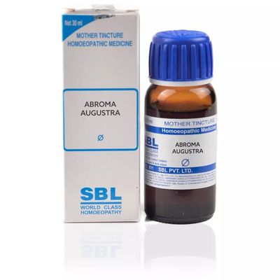 SBL Homeopathic Abroma Augusta Mother Tincture 1X (Q) (30ml) - by MuralidharExports
