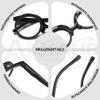 ALKAHE Round Makeup Reading Glasses with 90 Rotatable Women Men Flip up Cover Lens HD Reader Spring Hinges Eyeglasses Red Glasses 3.5 view 4