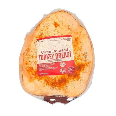 Oven-Roasted Turkey Breast , Seasoned with paprika, turmeric, spices and natural flavors, Pre-Sliced Oven-Roasted Turkey Breast delivers a powerful punch of flavor. It comes pre-sliced, so you can enjoy it on sandwiches right away. [ 32 oz , 2 lb ]