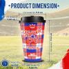 Sowinvent 16 oz Champion Cup A Salute To France, 2-Time World Soccer Champion, 120 Sets Disposable Paper Party Cups with Lids, Restaurant Catering Concession & Fan Event Decorations, ALLEZ LES BLEUS view 2