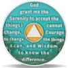 17 Year Soaring Renewal Sobriety Coin Journey into Serenity NA Medallion Spiritual Token for Recovery & Clean Time Empowering NA AA Chips Gift for Men & Women view 2