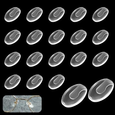 10 Pairs Eye Glasses Nose Pads Slip On Silicone Glasses Nose Pads Non Slip Eyeglass Noses Pieces Replacement for Sunglasses Soft Cushion Noses Grips